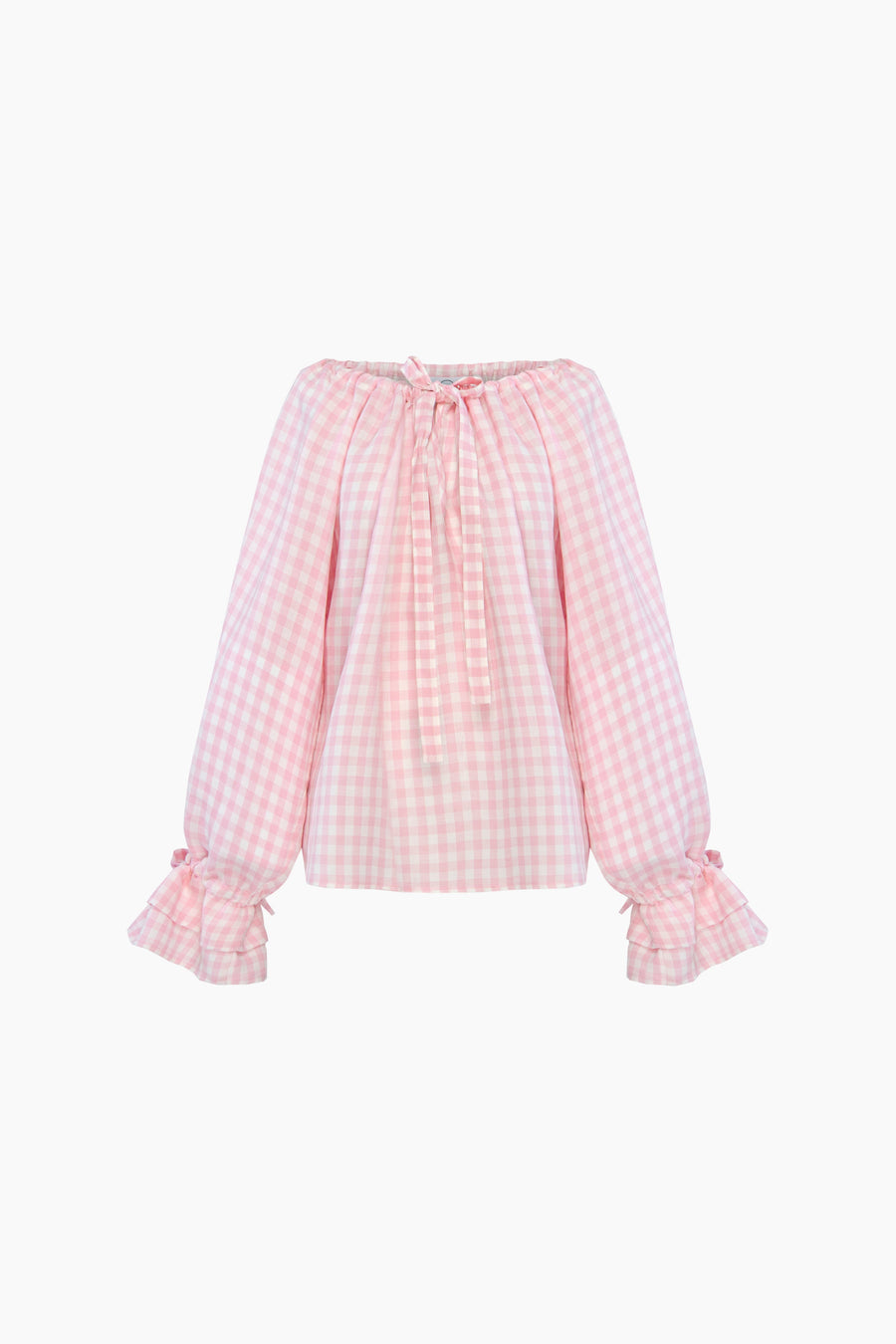 Блуза Cha-Cha у рожеву клітинку