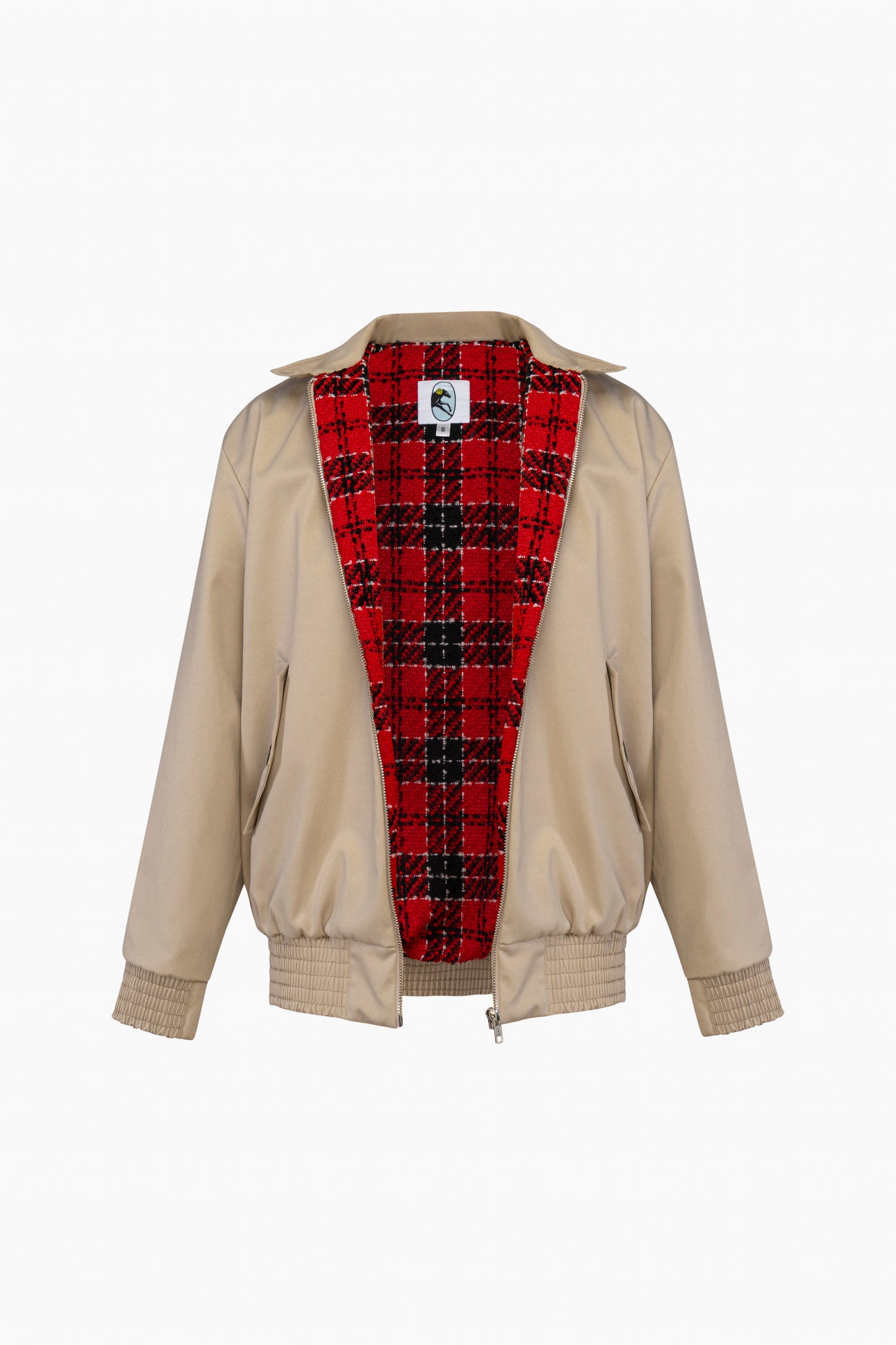 Куртка Harrington у бежевому кольорі