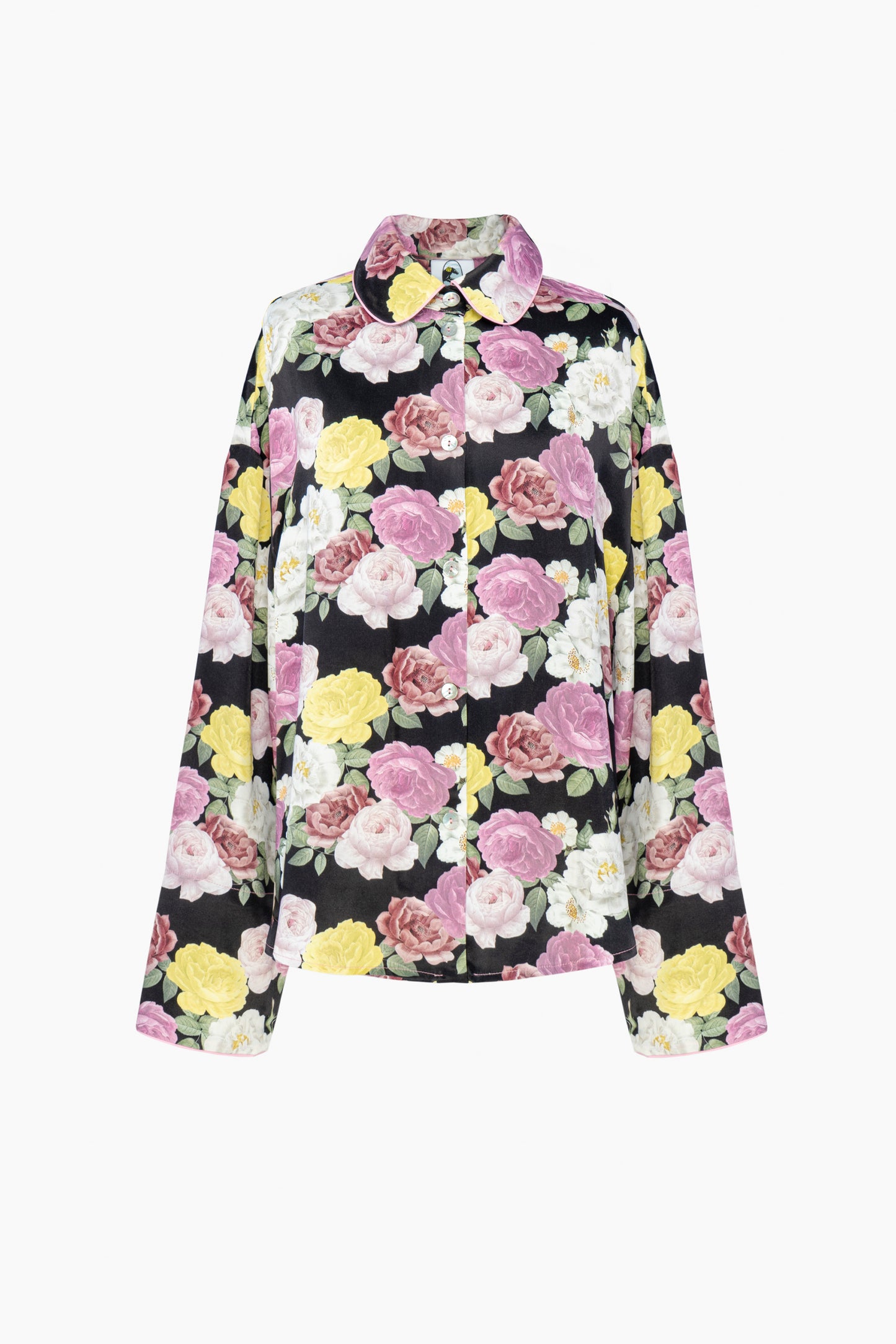 Оверсайз cорочка Pastelle у принт Bloom