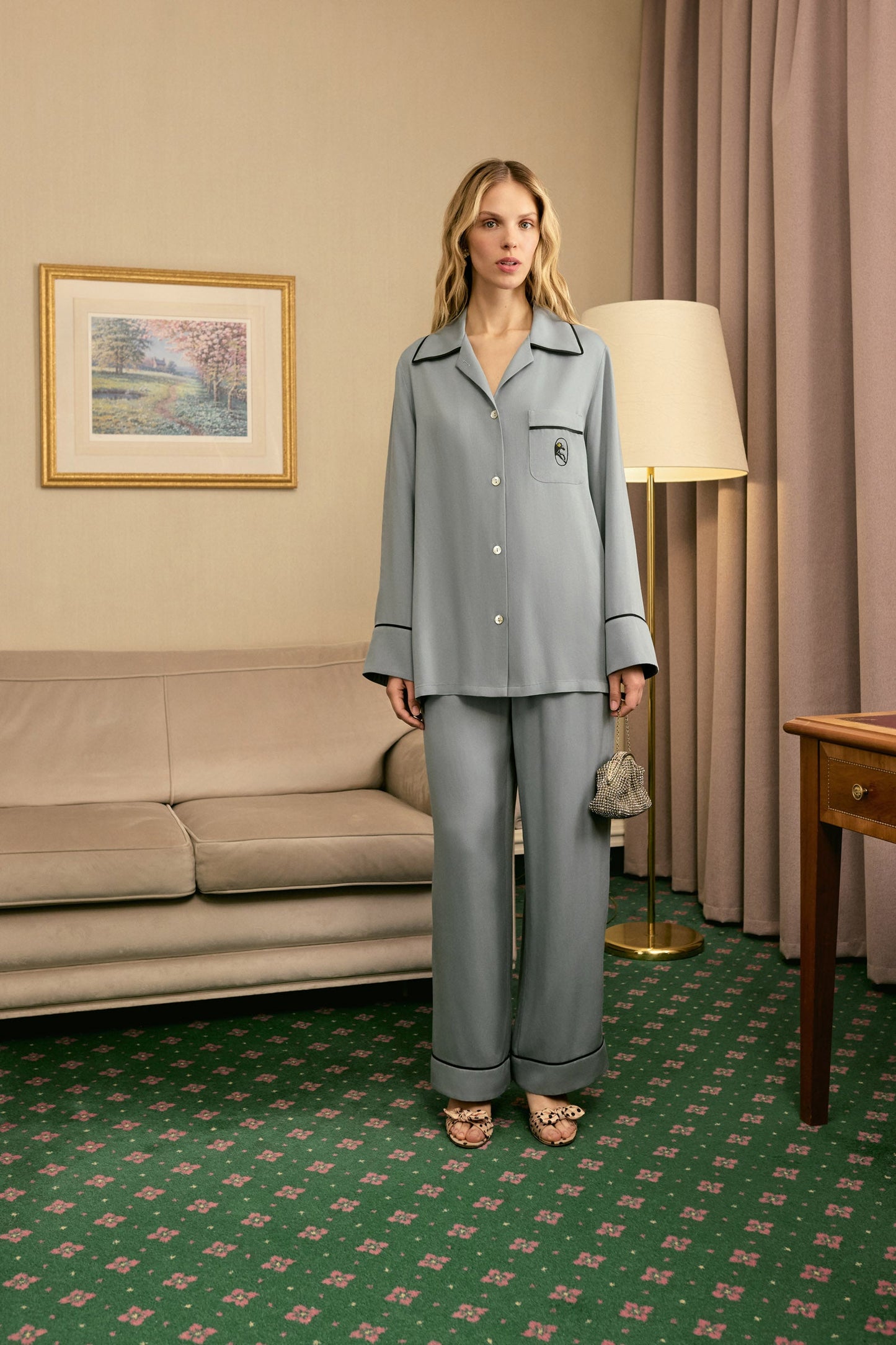 Піжамні Брюки Finnegan Unisex у Сірому