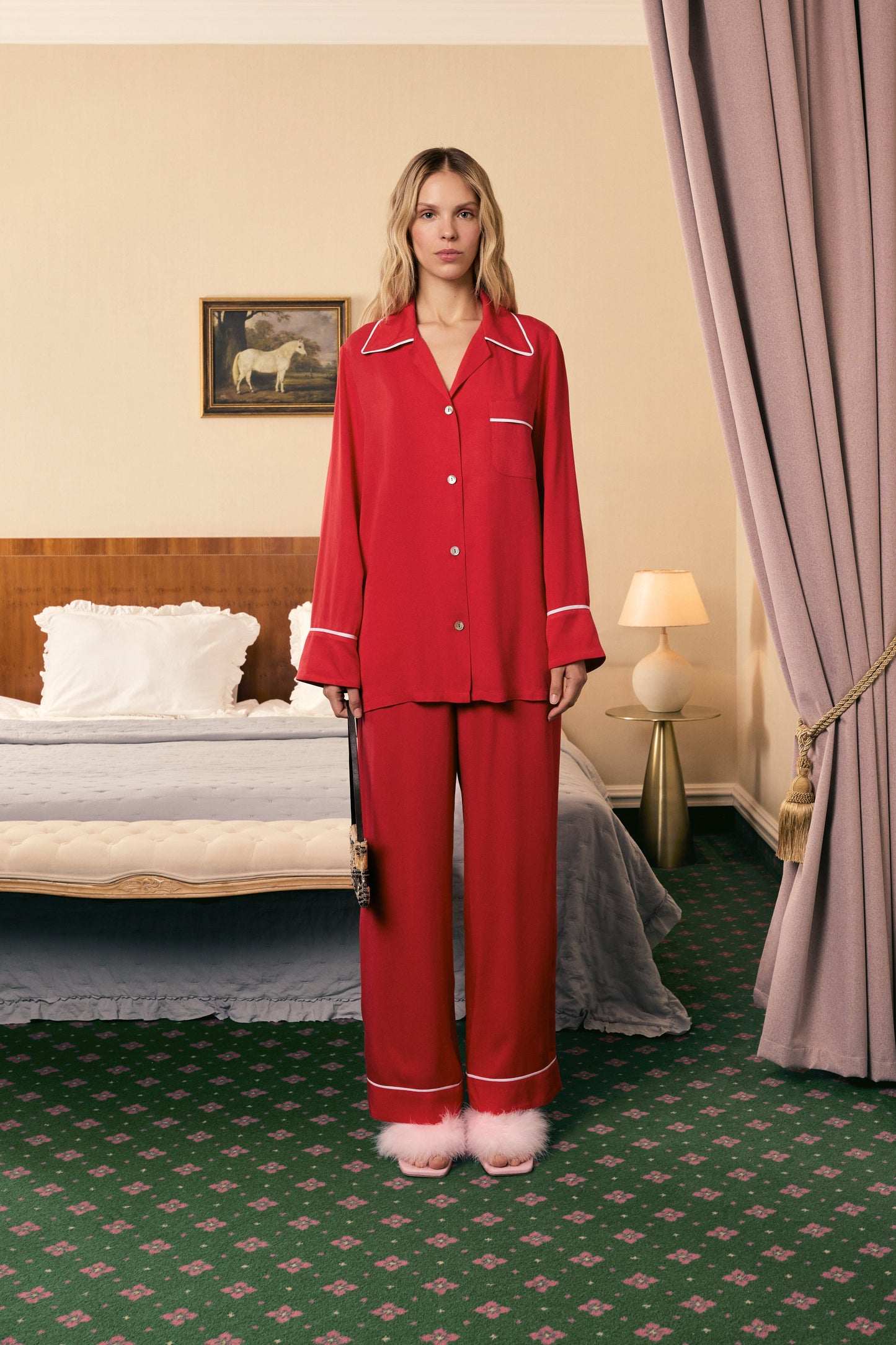 Брюки Finnegan Unisex унісекс в червоному