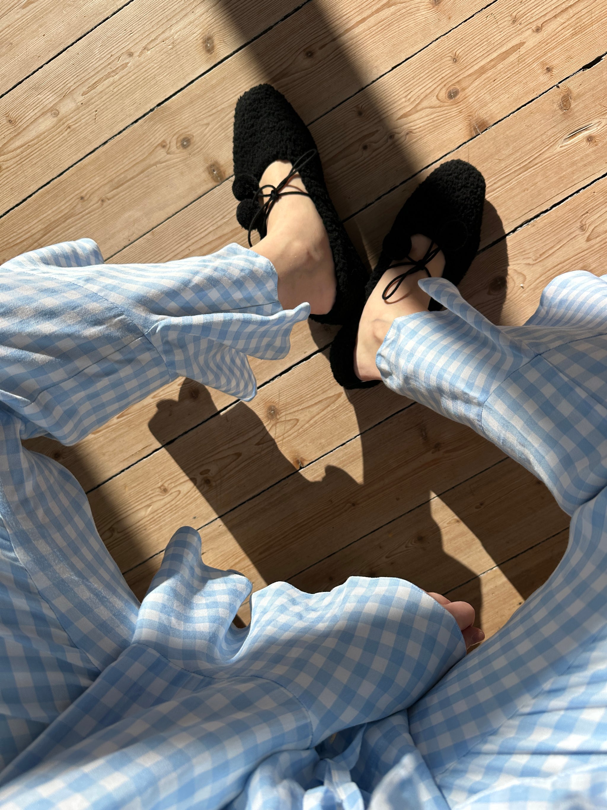 Піжама Nebula з бантиками в блакитну клітинку