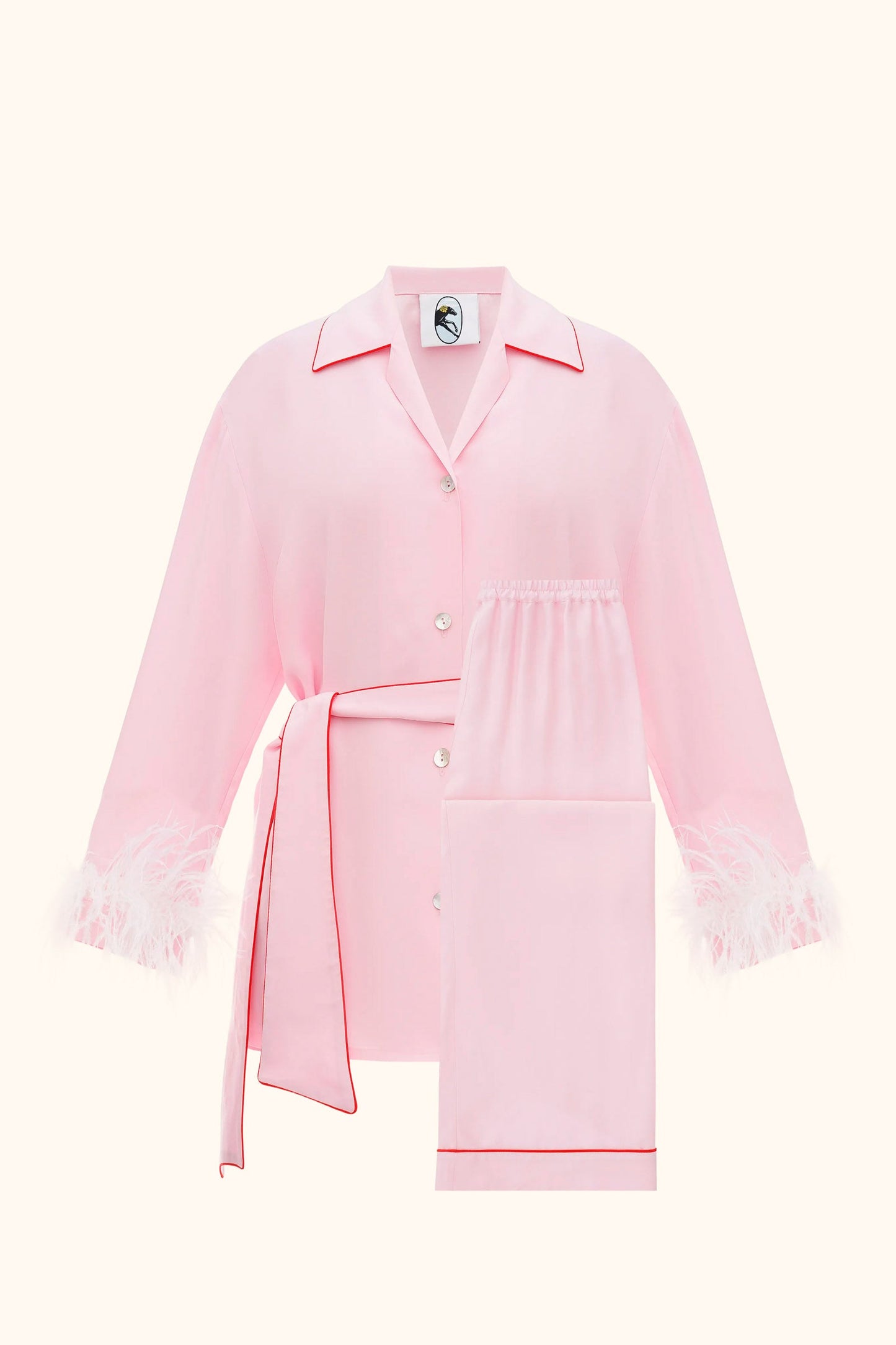 Комплект Miss Cat зі знімним пір'ям у Рожевому