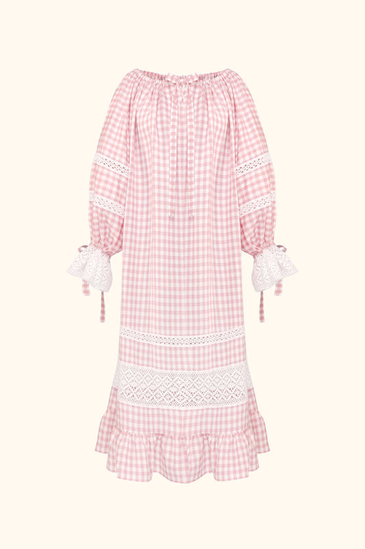 Romantica Плаття-Сорочка  у Pink Vichy