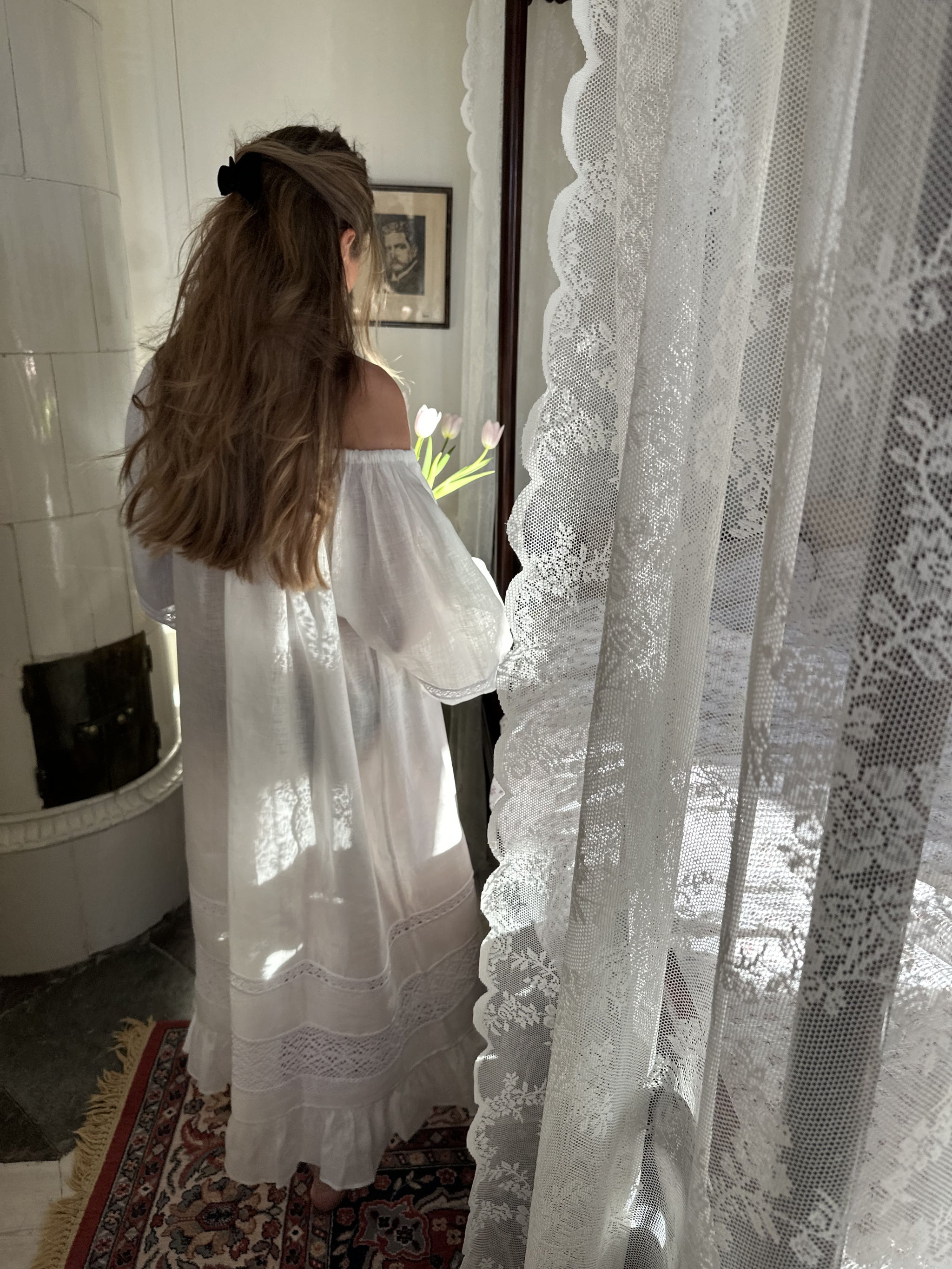 Romantica плаття-сорочка у білому