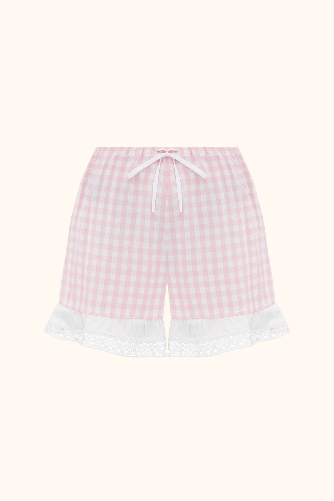 Комплект Romantica з Шортами у Рожеву Клітинку