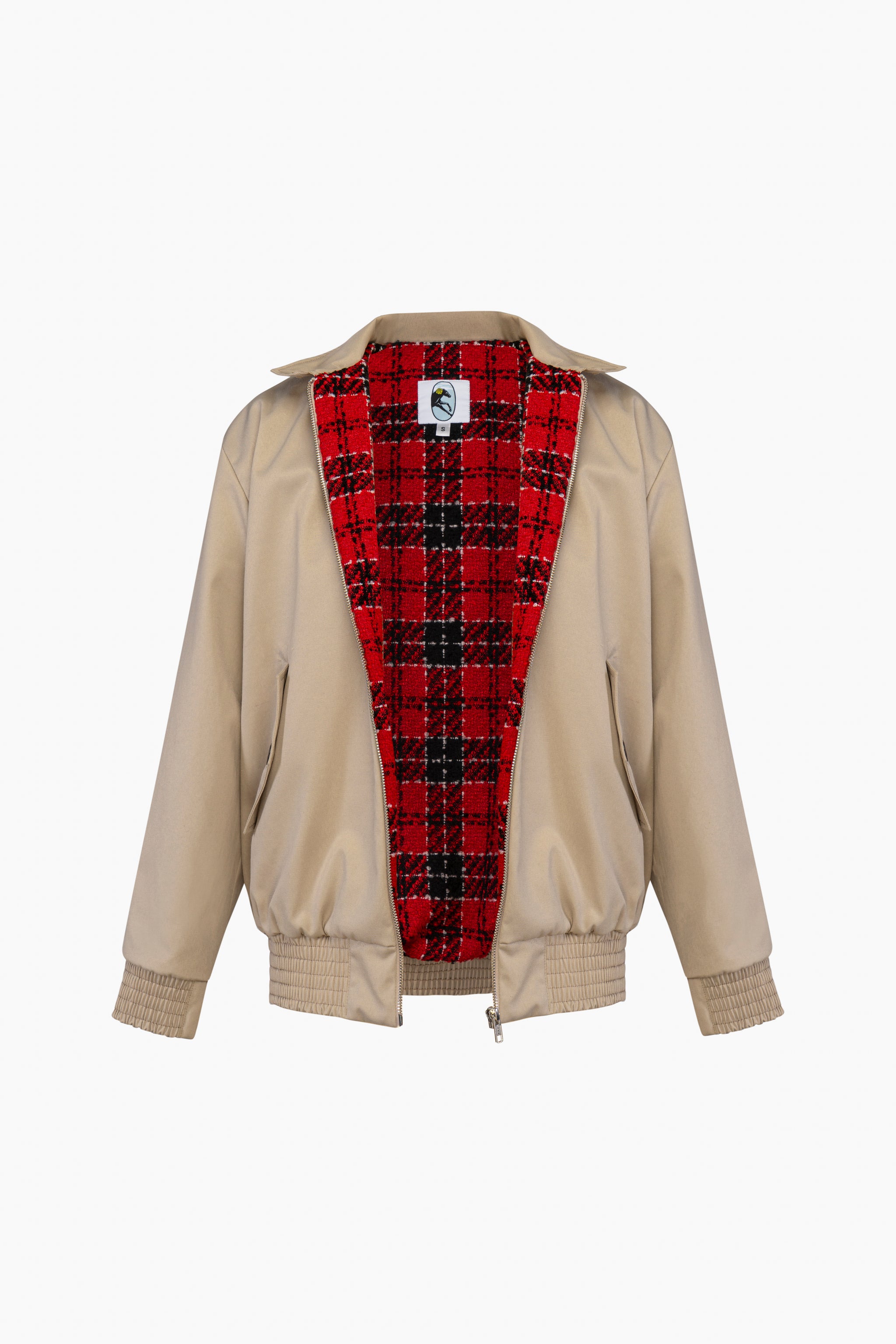 Куртка Harrington у бежевому кольорі