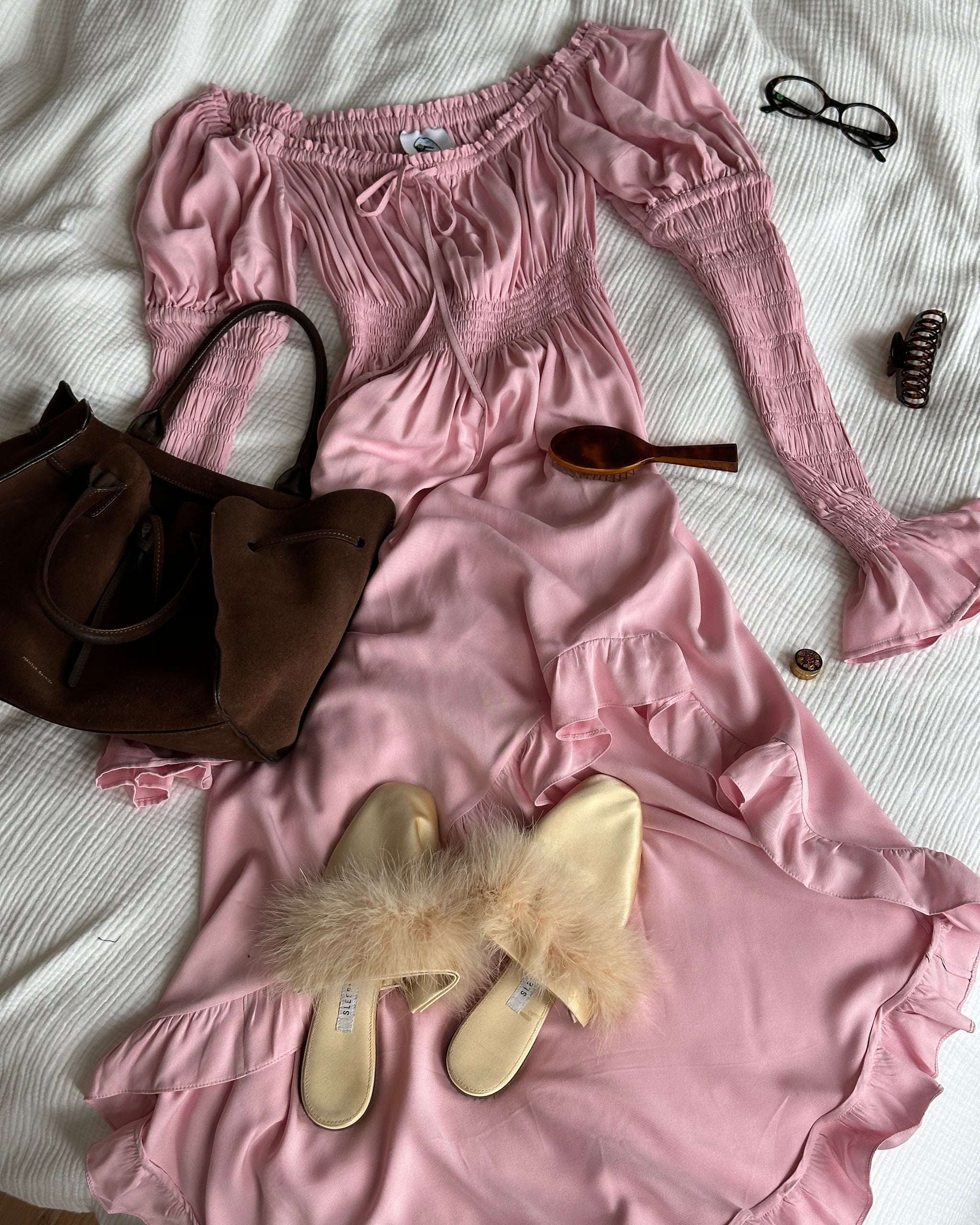 Асиметрична сукня Juliette в рожевому кольорі